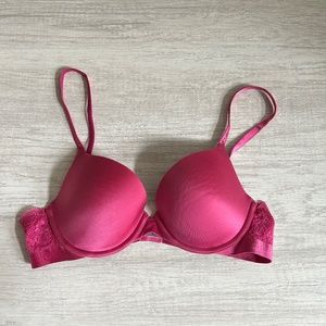 Pink Victoria’s Secret Biofit Demi Uplift bra 36B